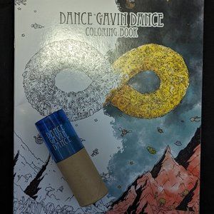 DANCE GAVIN DANCE COLORING BOOK AND COLORED PENCILS